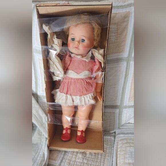 Vintage Ideal Kissy Doll 22" Tall 1960's - Picture 1 of 2